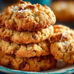 Loaded butterscotch toffee pecan cookies with a rich, chewy texture.