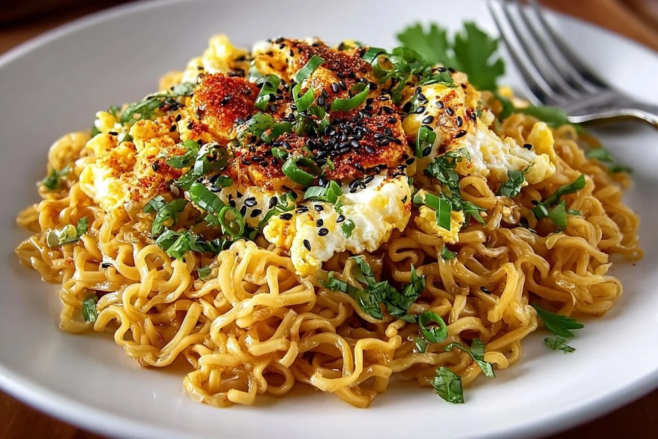 Easy TikTok Ramen recipe with flavorful ingredients and quick cooking method.