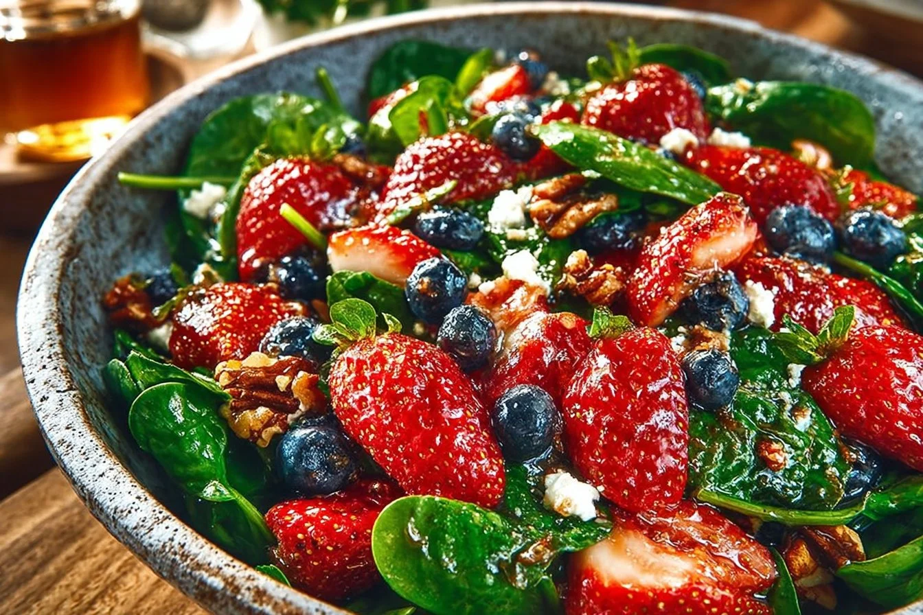30-Minute Strawberry Spinach Salad