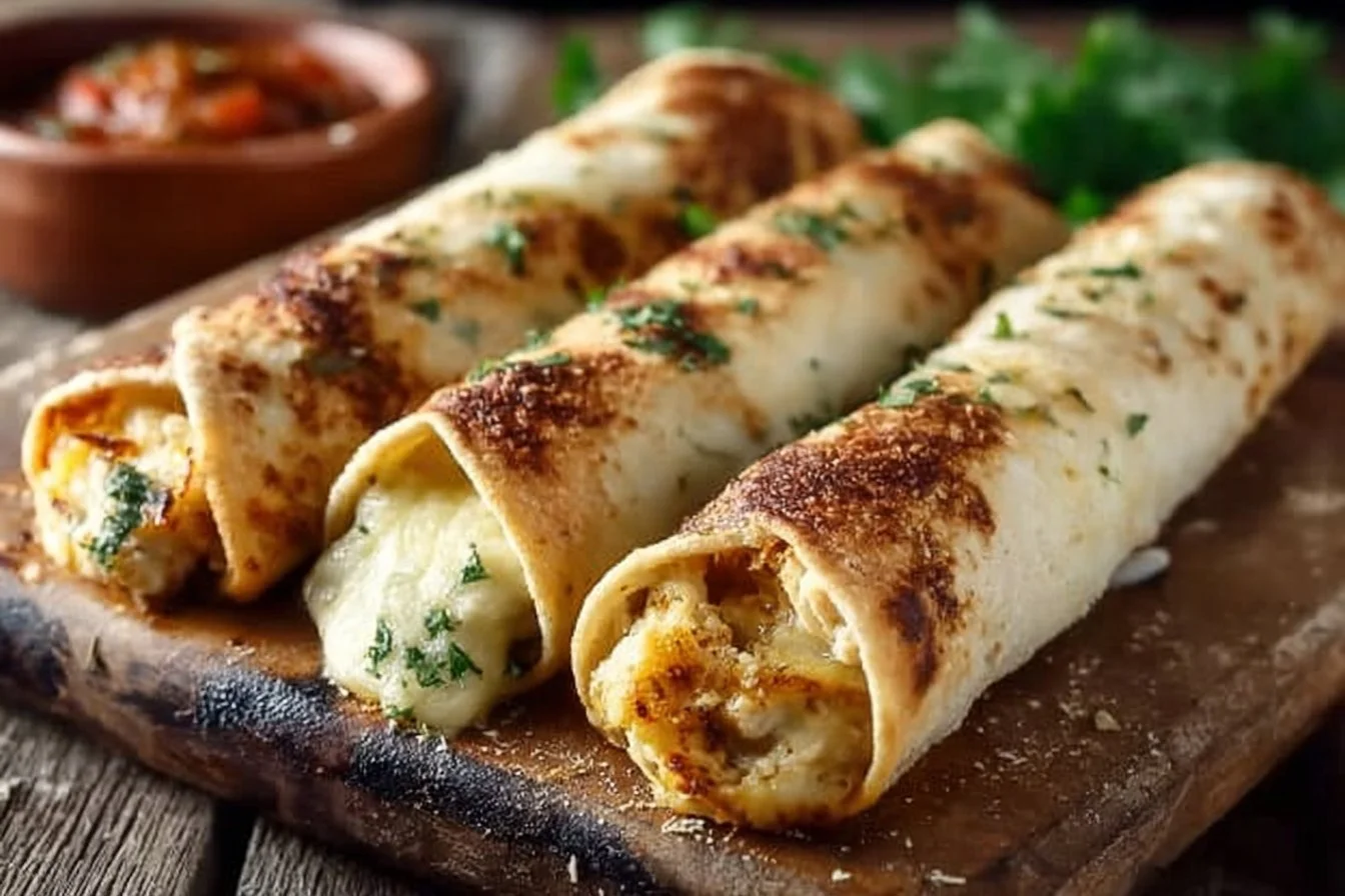 Baked Chicken Taquitos