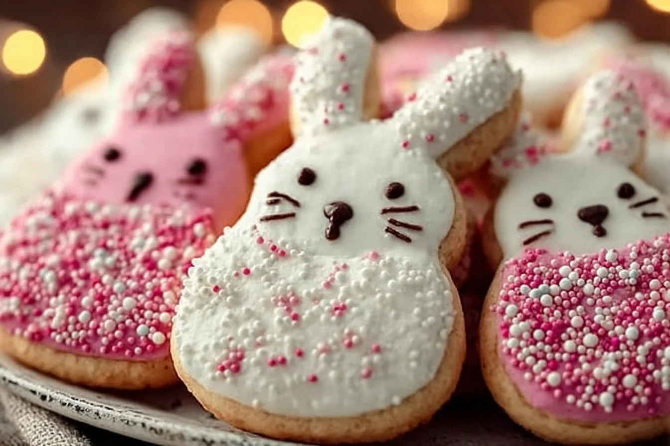 Easter Bunny Circus Animal Cookies