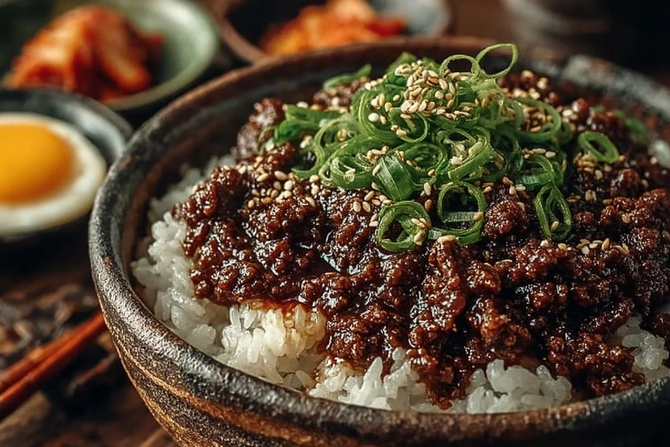 Korean Ground Beef Bowl
