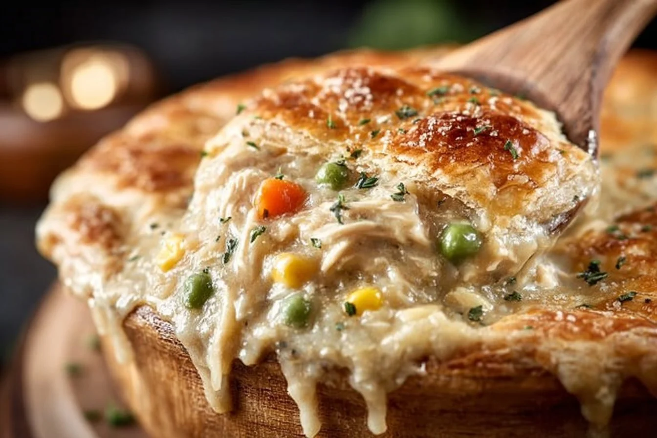 Slow Cooker Chicken Pot Pie