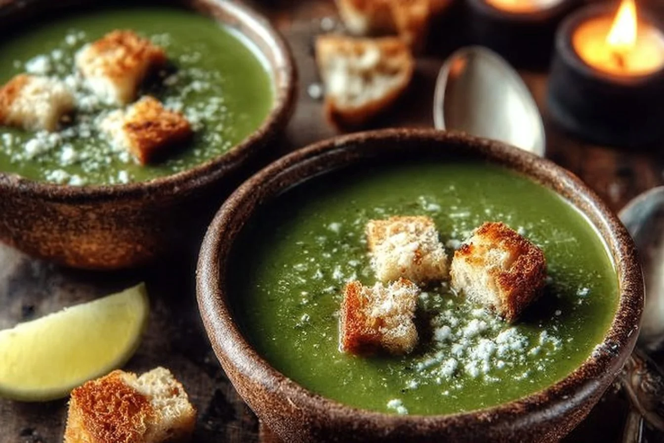 Spinach and Pea Soup