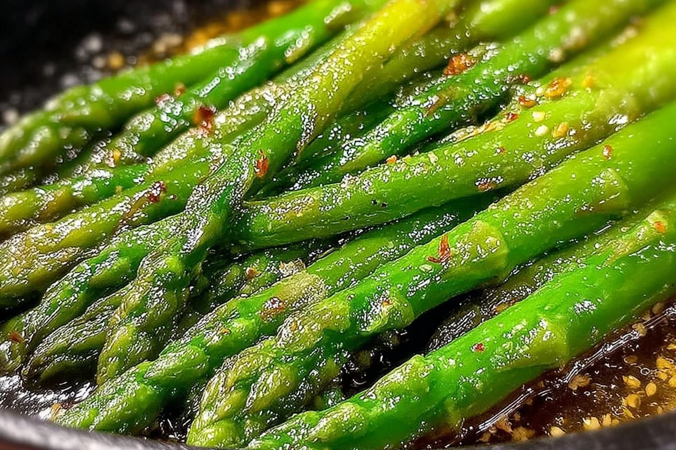 Delicious stovetop asparagus cooked to perfection