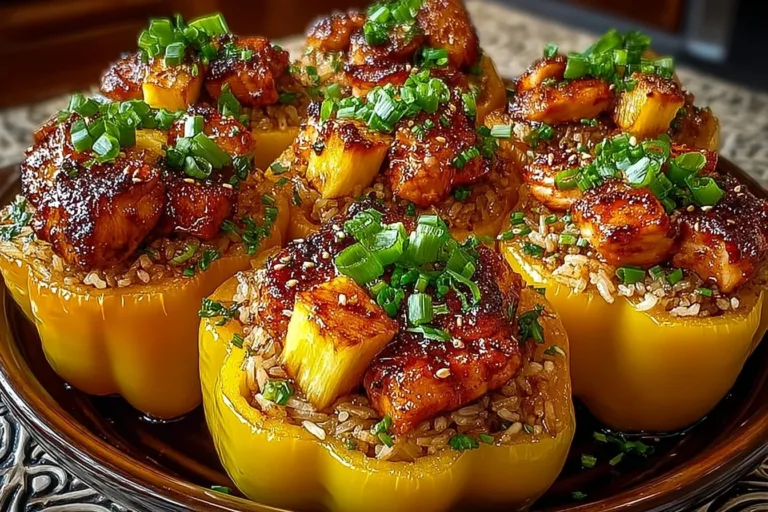 Delicious Teriyaki Pineapple Chicken served with fresh ingredients
