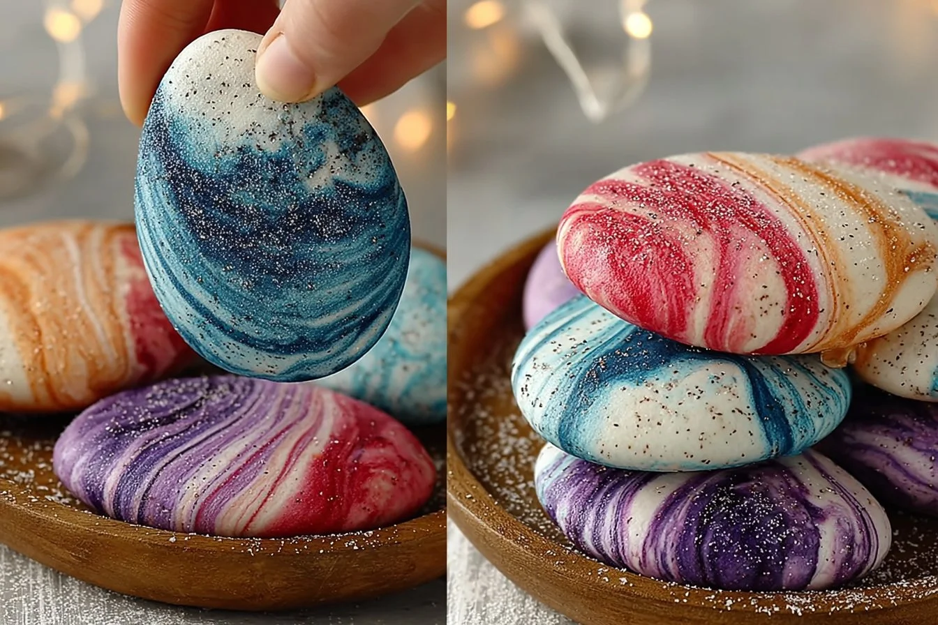 Tie Dye Easter Eggs Sugar Cookies
