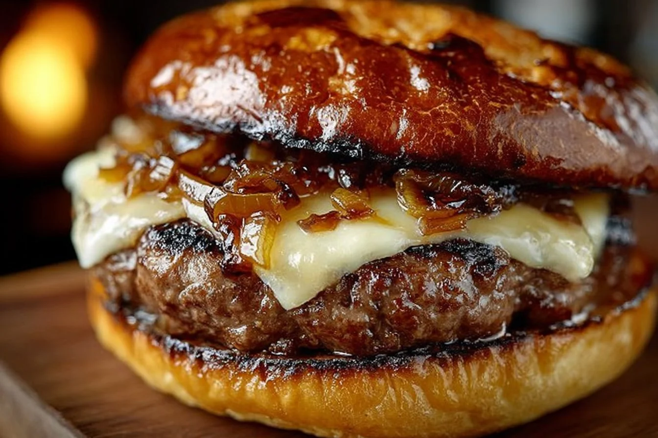 Juicy burger with fresh toppings served at the best burger restaurant in town