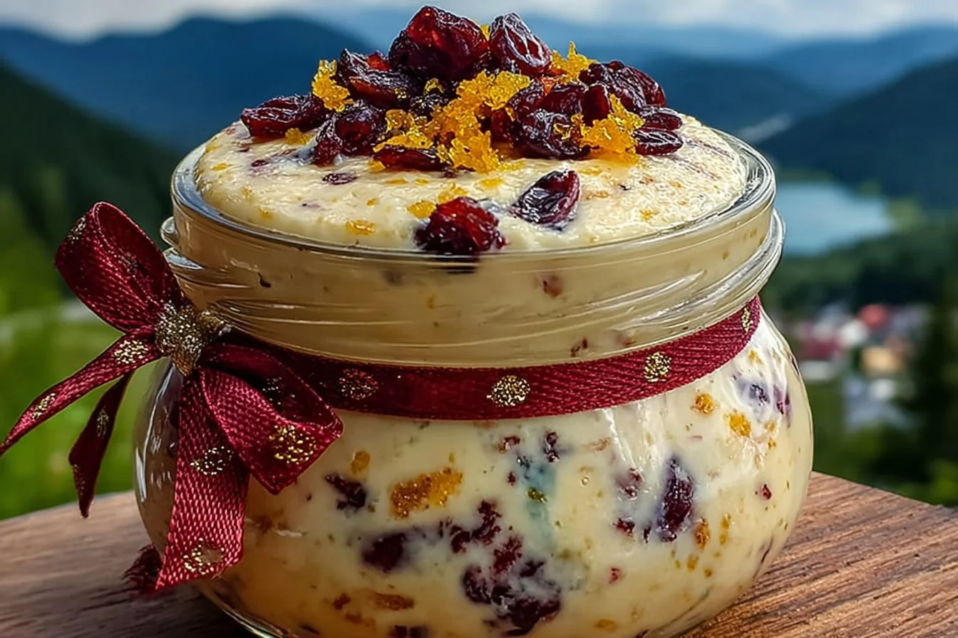 Delicious Cranberry Honey Butter spread on warm toast