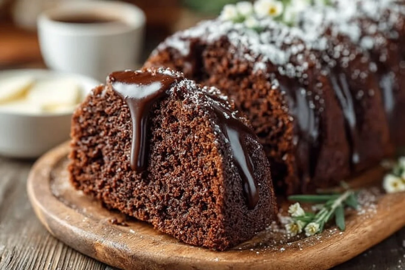 Easy Chocolate Cream Cheese Pound Cake
