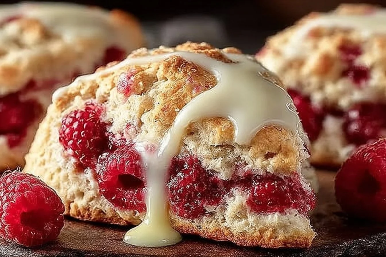 Lemon Raspberry Scones