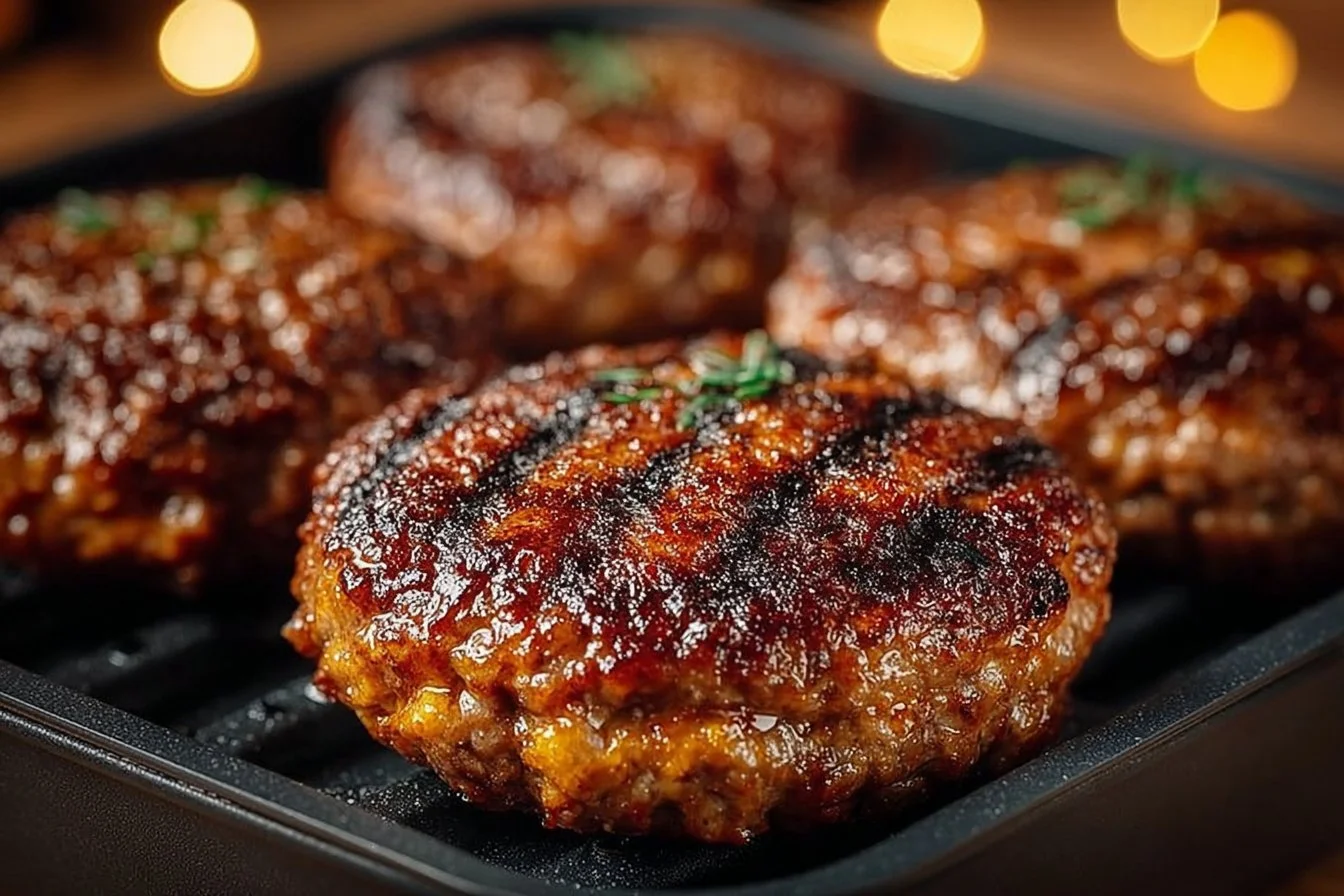 Tasty Air Fryer Hamburger Patties